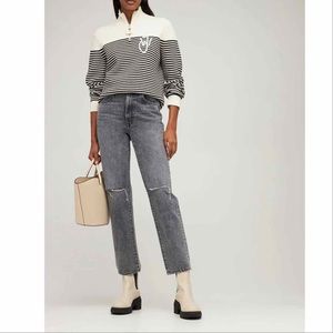 **SOLD** SLVRLAKE Sierra High-Rise Distressed Jeans